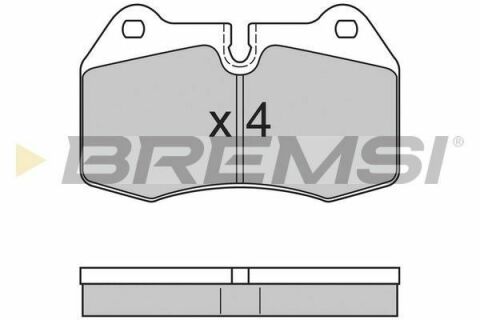 Гальмівні колодки пер. BMW 5(E39)/7(E38) 96-04 (brembo)