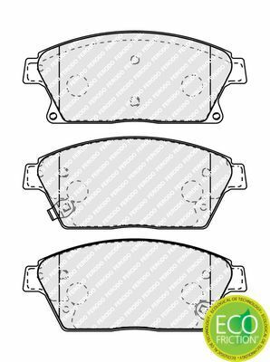 Гальмівні колодки перед. Astra J/Zarifa/Chevrolet Cruze 09-