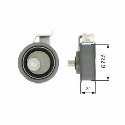 Натяжной ролик ремня ГРМ GATES POWERGRIP TENSIONER