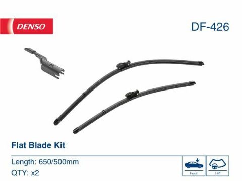 Комплект стеклоочистителей flat blade kit