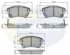 CBP31576 Comline - Тормозные колодки для дисков