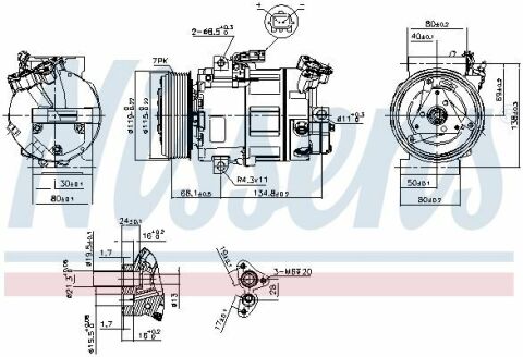 Компресор  NS  NV  400(10-)2.3  CDTI(+)[OE  8200454172]