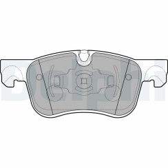 Тормозные колодки передние Citroen C4 Grand Picasso, Picasso 2013–
