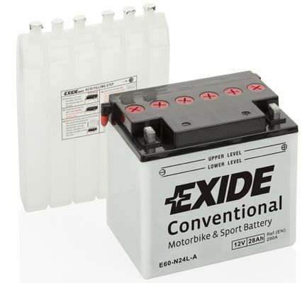 Акумулятор EXIDE Стандарт [12B] 28 Ah| 184x124x169 (ДхШхВ) CCA 300