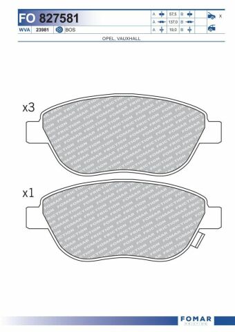Колодки тормозные дисковые