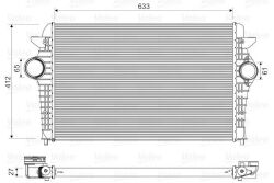 Радіатор інтеркулера Ford Galaxy/VW Sharan 1.9/2.0TDI 02-10