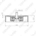 Ролик обводной a4,a6 audi