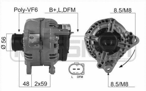 Генератор AUDI,SKODA,SEAT,VW