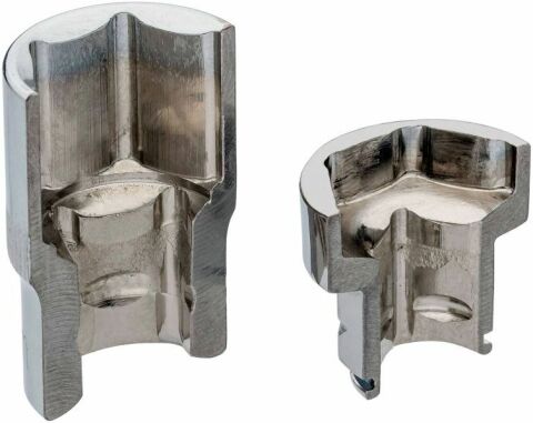 Набір наскрізних плоских торцевих головок з тріскачкою 3/8" 18 од. (хромовані)