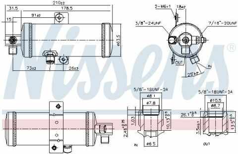 Осушитель PT 605(89-)2.0(+)[OE 6453.P6]