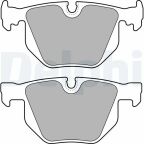 Гальмівні задні колодки 7 E65 01-,E53 X5 02- BMW
