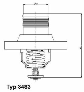 Термостат Fiat Scudo/Peugeot Expert 2.0 16V 00-