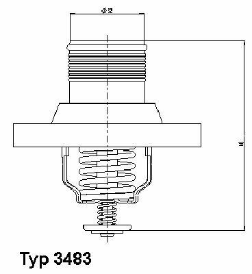 Термостат Fiat Scudo/Peugeot Expert 2.0 16V 00-