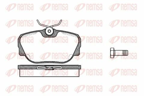 Тормозные колодки перед. BMW E30 1,6-2,5 82-93