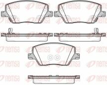 Комплект тормозных колодок из 4 шт. дисков