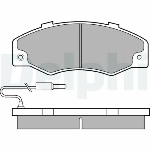 Тормозные колодки передние R21 86- RENAULT