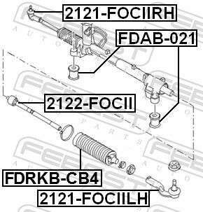 Сайлентблок рульової рейки FORD Focus II 04-11, Focus I 98-04, C-MAX 02-10, Kuga 08-13, Focus III 11-18