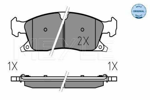 Колодки тормозные (передние) Jeep Grand Cherokee IV 3.0-6.4 10-(194.6x64.1x19.2)