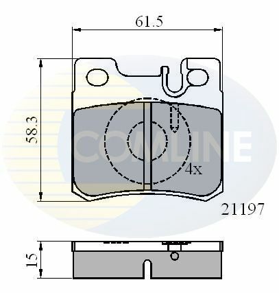 CBP0226 Comline - Тормозные колодки для дисков