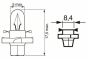 Автолампа PBX4 12V 1.5W BX8.4d Pure Light, фото 10 - інтерент-магазин Auto-Mechanic