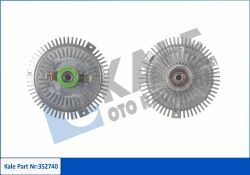 Вискомуфта вентилятора радиатора Mercedes-Benz W124/210/201/202 2.5/3.0D/TD 85–
