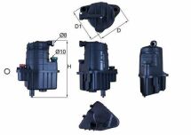 Фільтр паливний Renault Clio/Modus 1.5dCi 04- Фільтр паливний Renault Clio/Modus 1.5dCi 04-