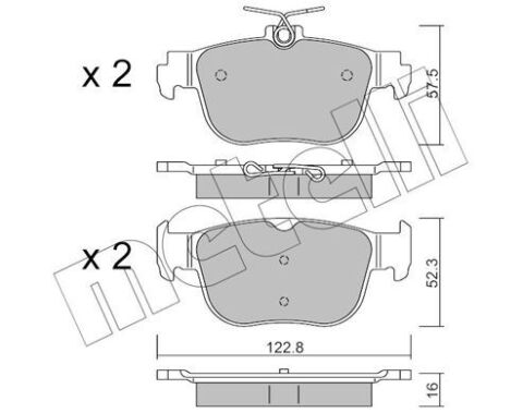 Колодки тормозные (задние) Audi A3/Seat Leon/Skoda Octavia/VW Golf VIII 19-/Caddy 20-