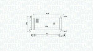 Радіатор опалення sprinter 06-,vw crafter 06-