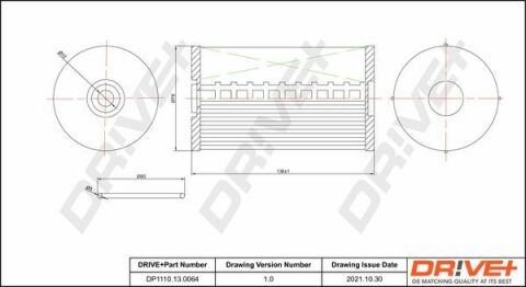 DP1110.13.0064 Drive+ - Фільтр палива