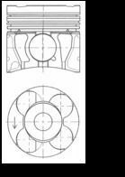 Поршень Opel Astra J/Corsa D/Meriva B/Mokka 1.7 CDTI 09- (79.50mm/+0.50)