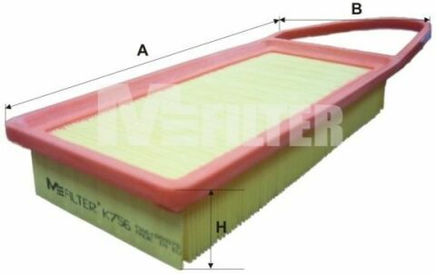 Фільтр повітряний 1.4HDi Nemo/Bipper 08-/C1/C2/C3 02-/206-307 02-