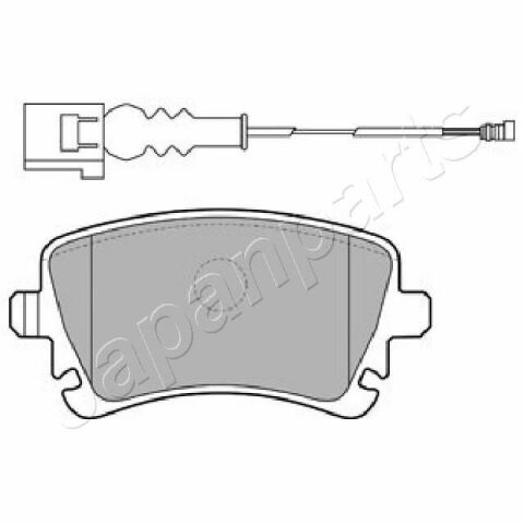 JAPANPARTS VW Гальмівні колодки задн.T5 03-