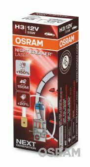 64151NL-FS ЛАМПА OSRAM H3 12V 55W PK22S FS NIGHT BREAKER UNLIMITED NG