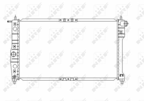 Радиатор охлаждения Daewoo Leganza 2.0 16V 97-