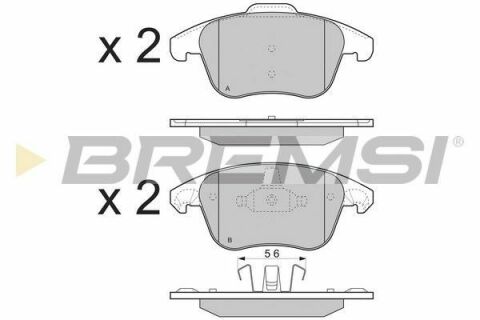 Тормозные колодки пер. Citroen C4 Picasso 06-/Peugeot 5008 09-(ATE)