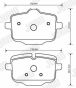 JURID BMW Гальмівні колодки задн. F10 530d-550, Touring 518d-550,6 Gran Coupe F06, фото 2 - інтерент-магазин Auto-Mechanic
