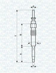 Свеча накаливания BMW E46, E90, E60, E65, E83