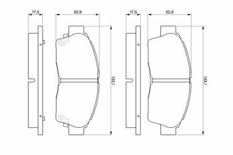 Колодки гальмівні (передні) Toyota Camry 90-02/Corolla 87-02/Rav4 94-00