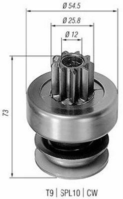 MAGNETI MARELLI Bendix (z=9) DB OM615 75-80