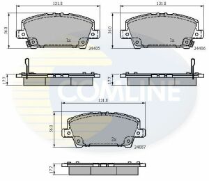 CBP31586 Comline - Гальмівні колодки до дисків
