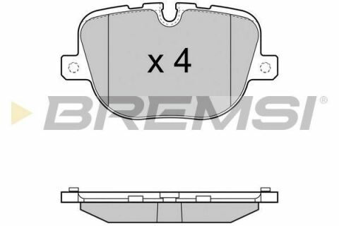 Тормозные колодки зад. Range Rover 09-(TRW)