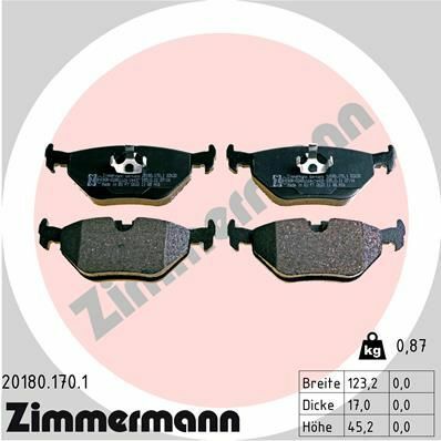 Колодки тормозные (задние) BMW 3 (E46) 98- Колодки тормозные (задние) BMW 3 (E46) 98-