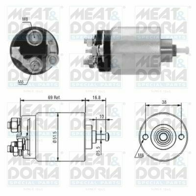 Реле стартера festa v 1.25 16v 03-08, focus ii 1.4 04-12, mazda 2(dy) 1.4 03-07, volvo s40 ii 1.6 05-12