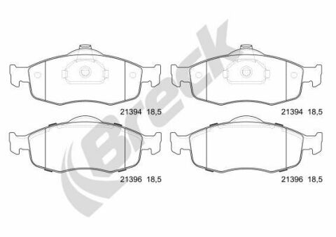 Тормозные колодки (передние) Ford Mondeo/Scorpio 93-00