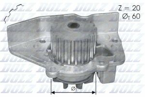 Насос води BX 87-, XANTIA, ZX CITROEN