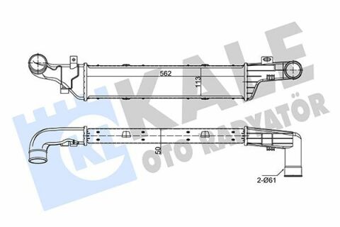 KALE DB Интеркулер W210 3.0TD 96-