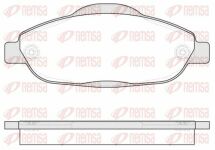 Тормозные колодки передние Peugeot 308, 3008 2007–