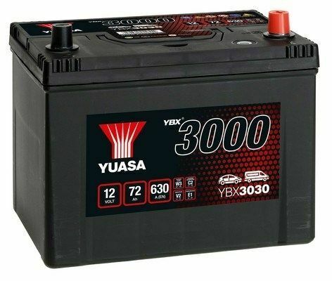 Yuasa 12V 72Ah SMF Battery Japan YBX3030 (0)