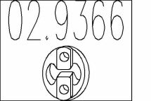 Гумовий елемент кріплення вихлопної системи Гумовий елемент кріплення вихлопної системи