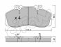 Тормозные колодки W905/T2-W667/W668/W669/W670 (85-13), фото 1 - интернет-магазин Auto-Mechanic